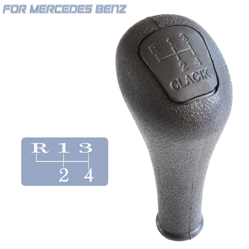 Car Styling Plasti 4 5 Speed MT Gear Shift Knob Shifter For Mercedes Benz S124 C E S Class W190 W201 W202 W123 W124 W126 W140