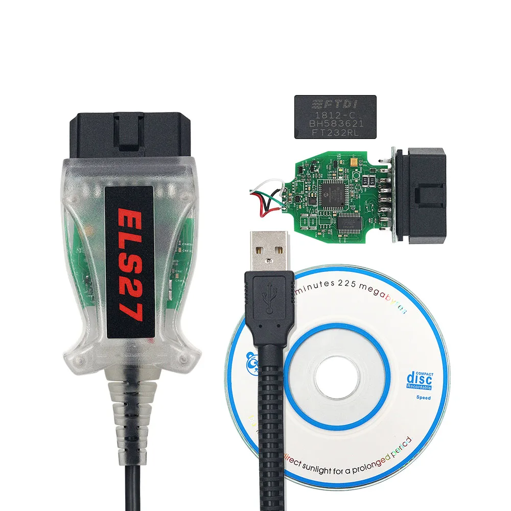 OBD2 USB Diagnostic Cable ELS27 Forscan ELS 27 Forscan OBD2 Scanner ELS 27 Forscan For Ford/Mada/Lincoln/Mercury FTDI Chip