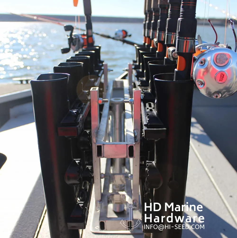 ท่อพลาสติก ABS ตกปลาเครื่องมือ Rack ผู้ถือ Rod Rod Fishing