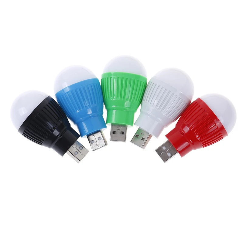 

1pcs Mini USB LED Light Portable 5V 5W Energy Saving Ball Lamp Bulb for Laptop USB Socket