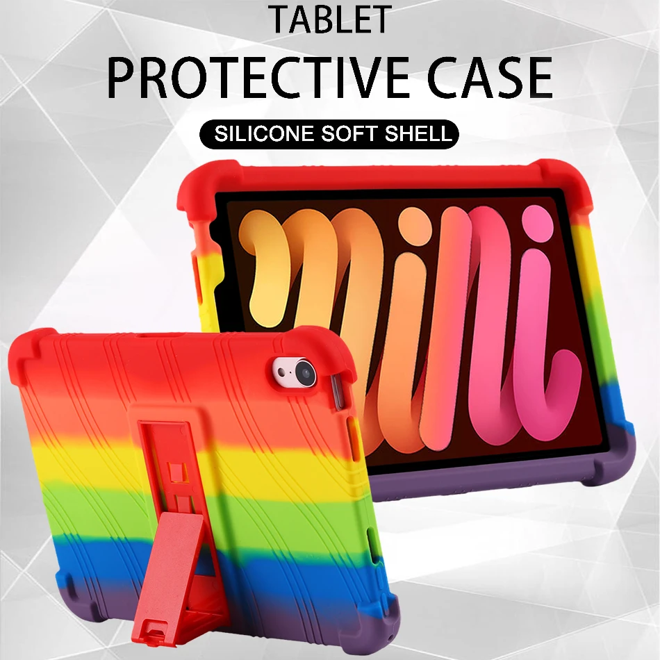 

SZOXBY For iPad mini6 8.3 inch Tablet PC Shell Safe Shockproof Case Soft Cover 2021 A2569 Cover For ipad mini6 Protective Sleeve