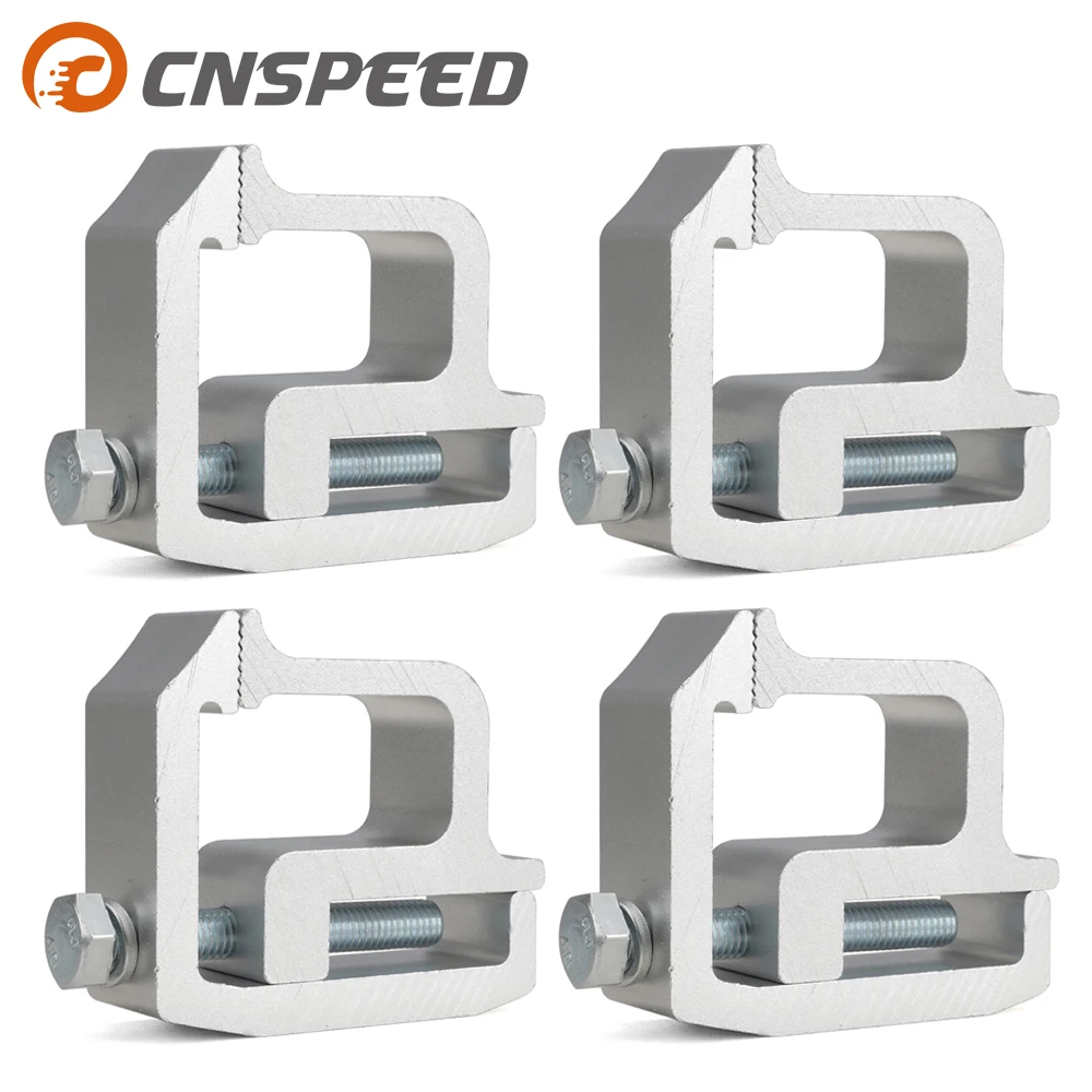 4pcs For Pickup Truck Add Anchor Points Tie Downs Clamp Tte Lock Truck Cap Topper Camper Shell Mounting Clamps