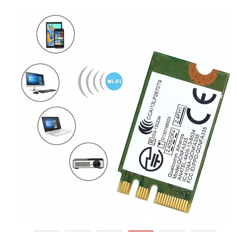 เดิมatheros nfa335 m.2 ngffการ์ดไร้สายสำหรับlenovo g40-70 g40-80 g50-80 b40-80 z40-70 e455 e555 yoga-500-14ibd 04x6022