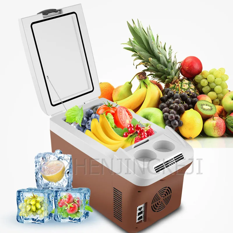 15L Fridge Small Refrigerator Home 12V Heating And Cooling Tools Vehicle Household Appliances Frozen Home Appliance