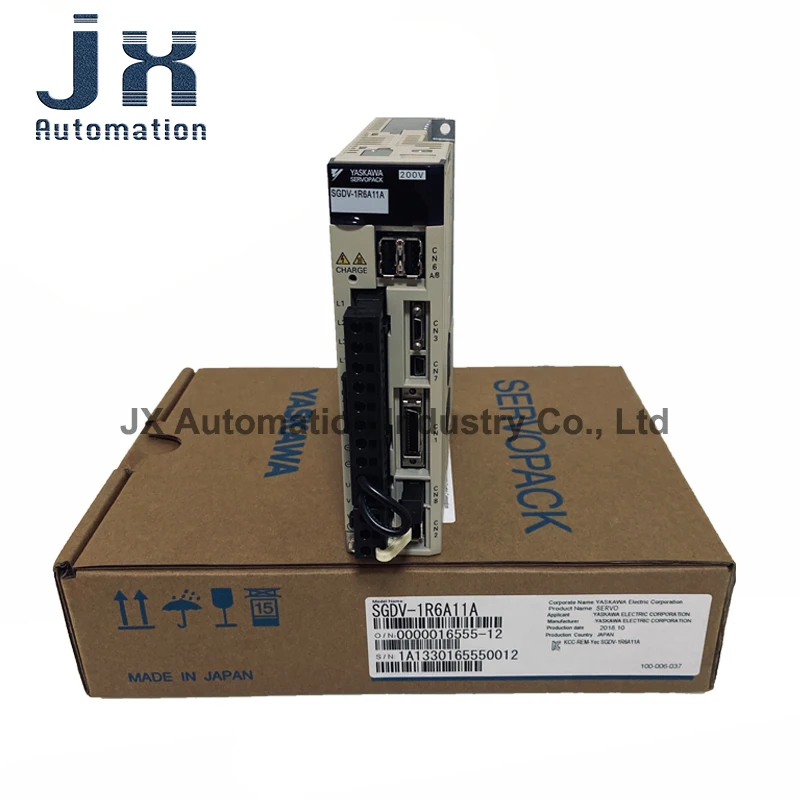 100% original novo trifásico 200v 200w servo drive SGDV-1R6A11A