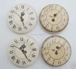 WBNNNW 20 pezzi grandi bottoni in legno 30MM orologio stampato accessori per Scrapbooking fai da te