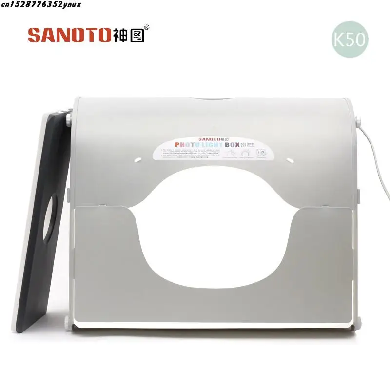 DHL shipping SANOTO softbox photo studio photography light box portable mini photo box MK50-LED for 220/110V EU US UK AU