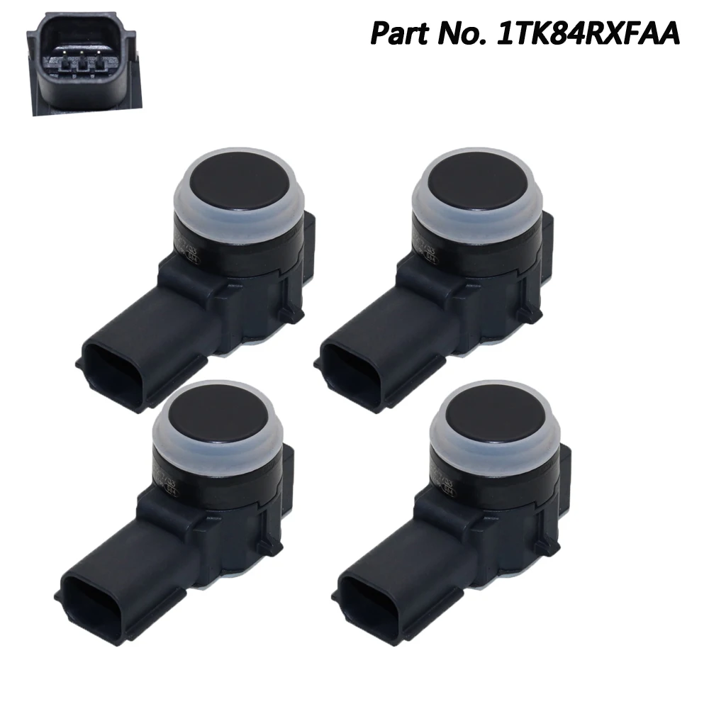 4pcs Parking Backup Reverse Distance-Sensor Parking Assistance For Chrysler 200 Dodge Jeep 1TK84RXFAA 1TK84TZZAA