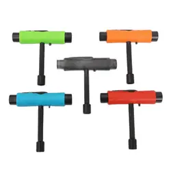 Professional All-in-one T-type Skate Tool  T-skating L-shaped Screwdriver Socket Multi-functional Skateboard Adjusting T-tool