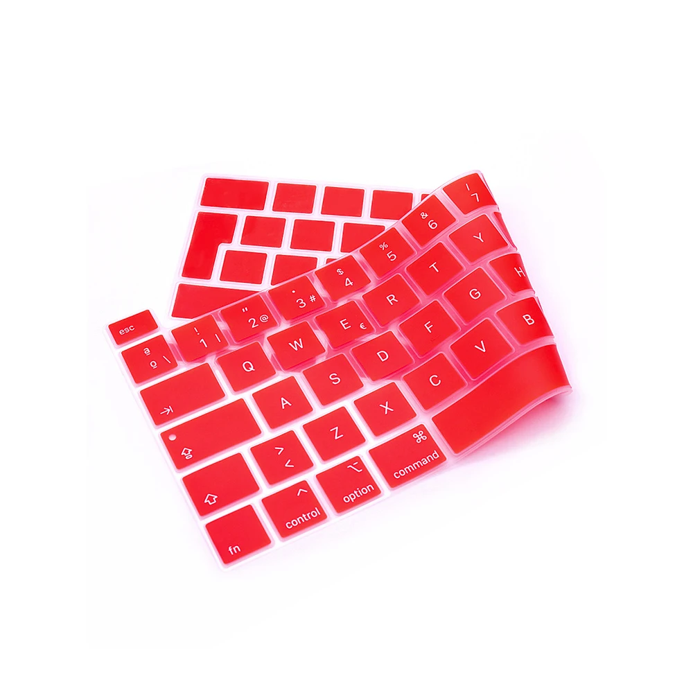 Untuk Macbook Pro13 M1 2020 Baru Pro16 Keyboard Cover Lembut dengan Ñ Bahasa Spanyol Pelindung Keyboard Film Pelindung A2338 A2289 A2251A2141