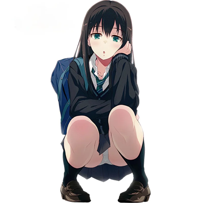 High Quality Japanese Anime THE IDOLM@STER Girls Sexy Beauty Shibuya Rin Drift Decal Bumper Stickers