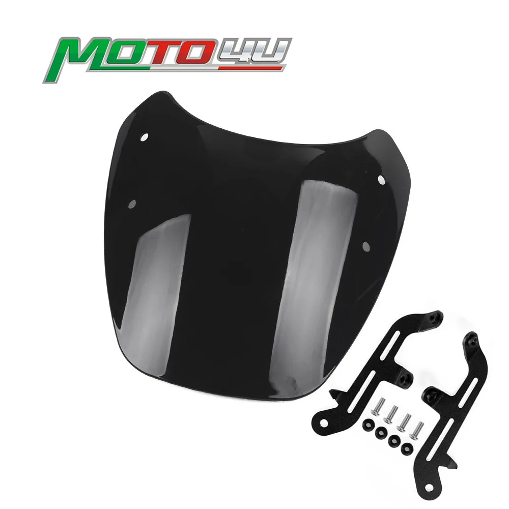 

Motorcycle Windscreen Windshield Shield Screen Protection With bracket For Triumph Bonneville T100 T120 Thruxton