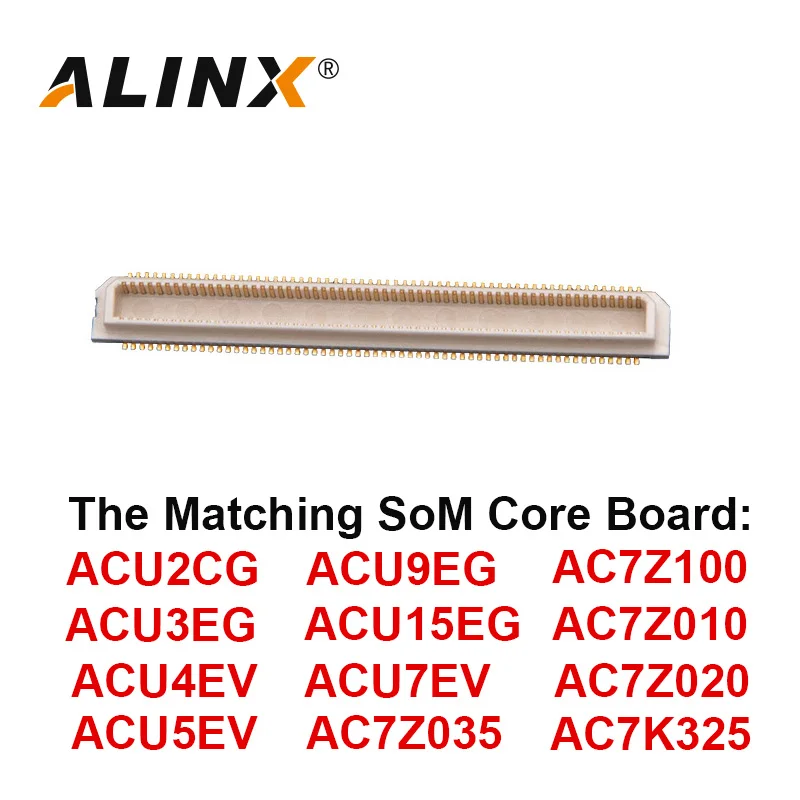 ALINX AXK6A2337YG: Panasonic 120-Pin Industrial Grade Female Board-to-Board Connectors 0.5mm Spacing
