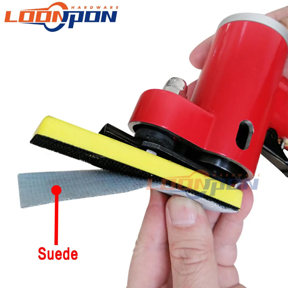 Air machine pad Pneumatic Sandpaper Polisher Stick Disc Triangle Air Random Orbital Sander Machine