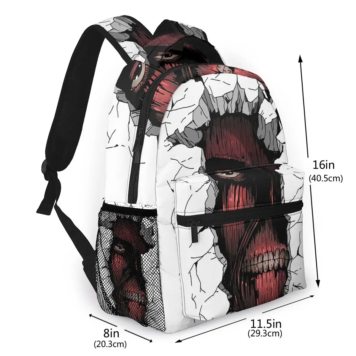 Titan de pared Mochila de viaje para niñas y niños, morral escolar para adolescentes