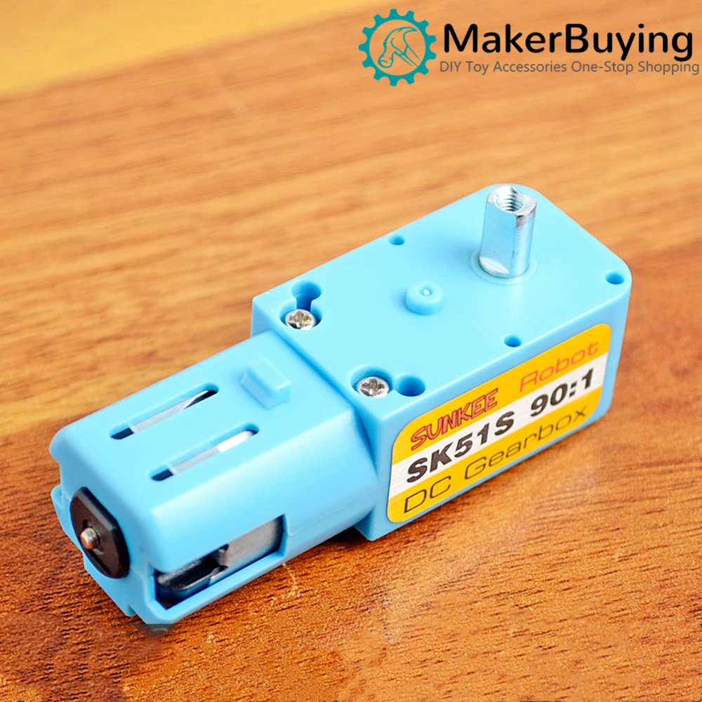 Moteur TT en métal, double arbre d'engrenage, 6V, 110/200RPM, jouet robot