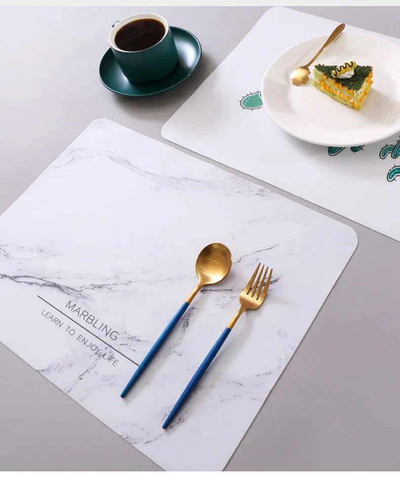 NEW Silicone Waterproof Placemat Table Mat Heat Insulation Anti-skidding Washable Durable For Kitchen Dining
