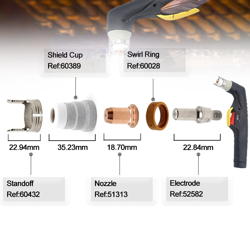 PT60 PT-60 IPT60 IPT-60 Plasma Torch Body Head for Tecmo Air Plasma Cutting