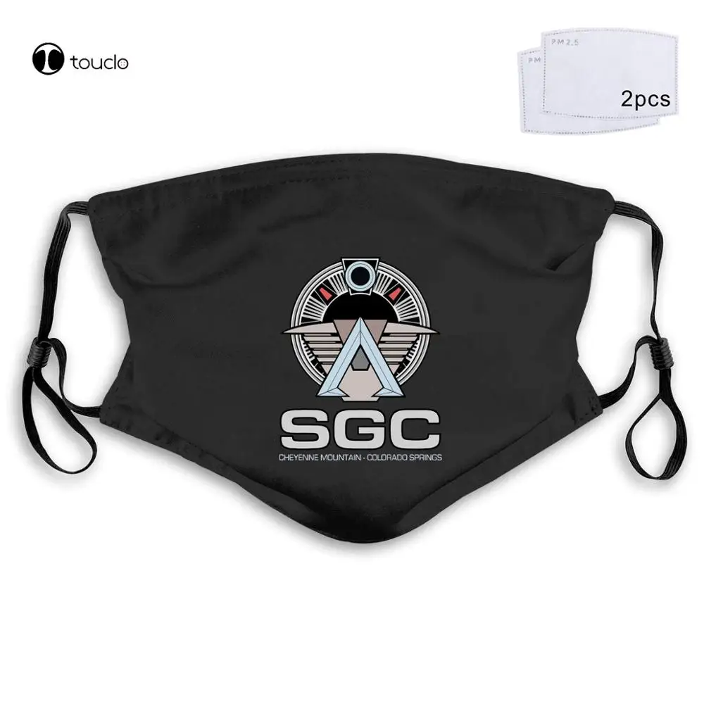 Lastest 2019 Simple Style Sgc Stargate Unofficial Star Gate Face Mask Filter Pocket Cloth Reusable Washable