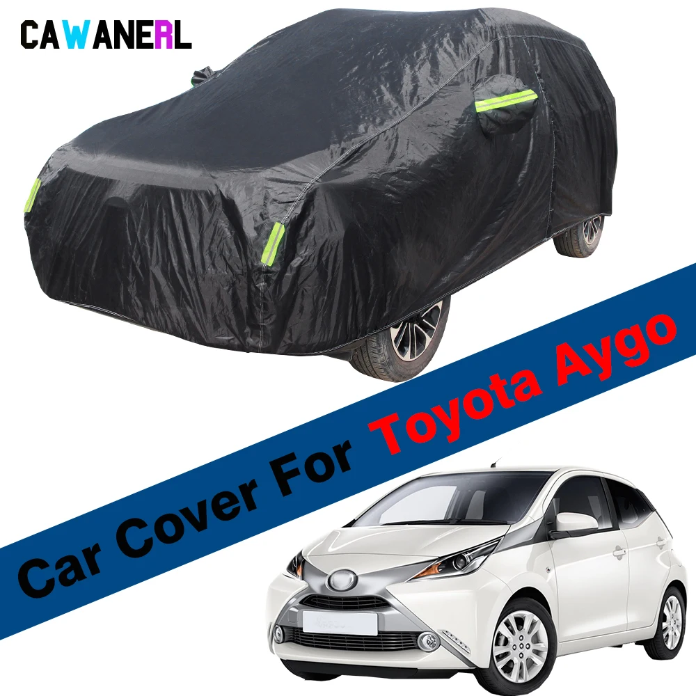 

Full Car Cover For Toyota Aygo Auto Outdoor Sun Shade Anti-UV Snow Rain Ice Prevent Waterproof Cover