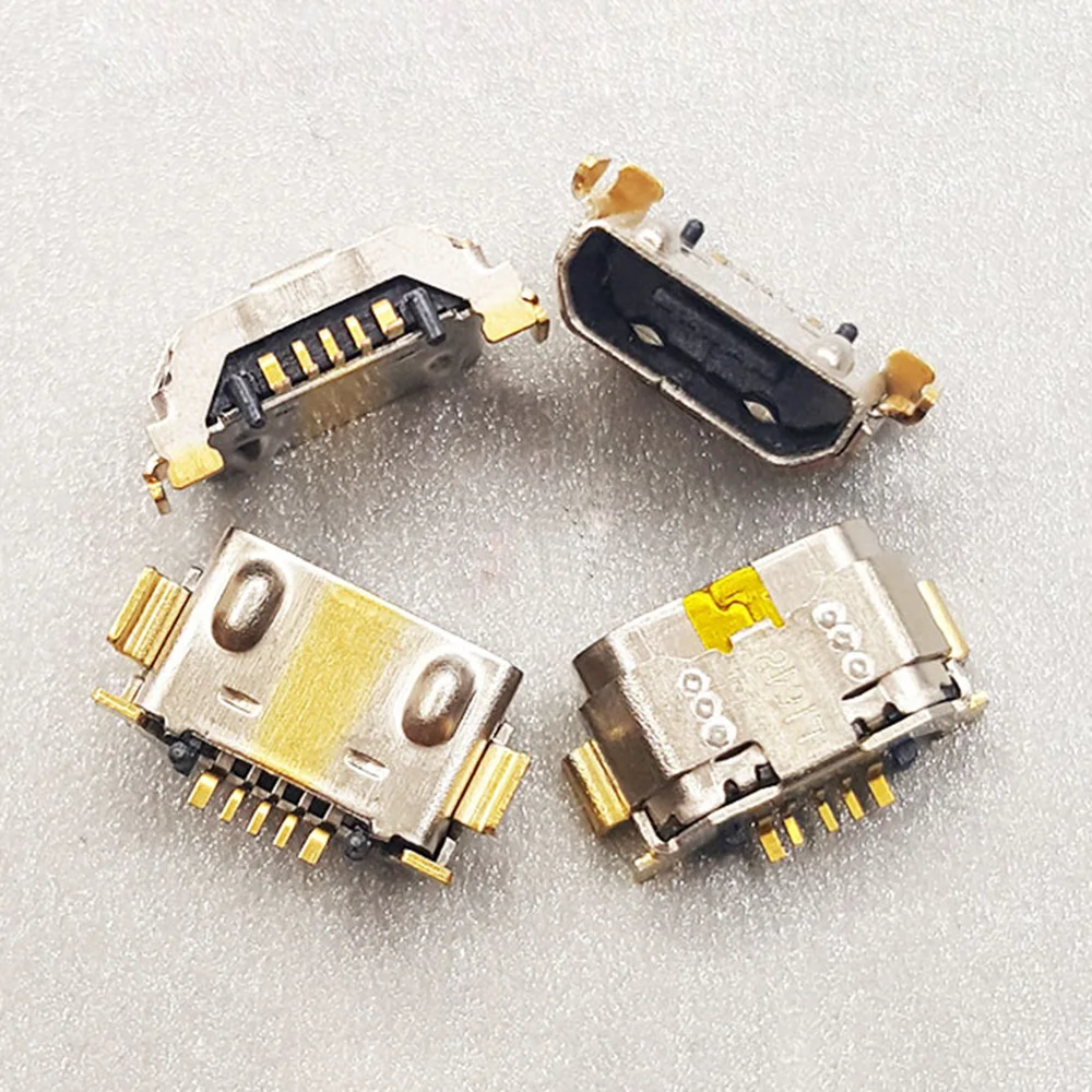 10-100 pz Micro USB Jack per Samsung Galaxy Tab A 8.0 2019 SM-T290 T290 T295 T297 spina USB porta di ricarica presa connettore