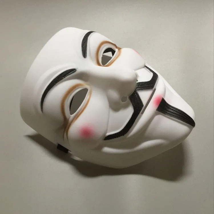 Nowa maska imprezowa 1Pcs/set V for Vendetta Mask Bape Full Face Mask Anonymous Guy Fawkes Fancy Dress Adult Costume Accessory