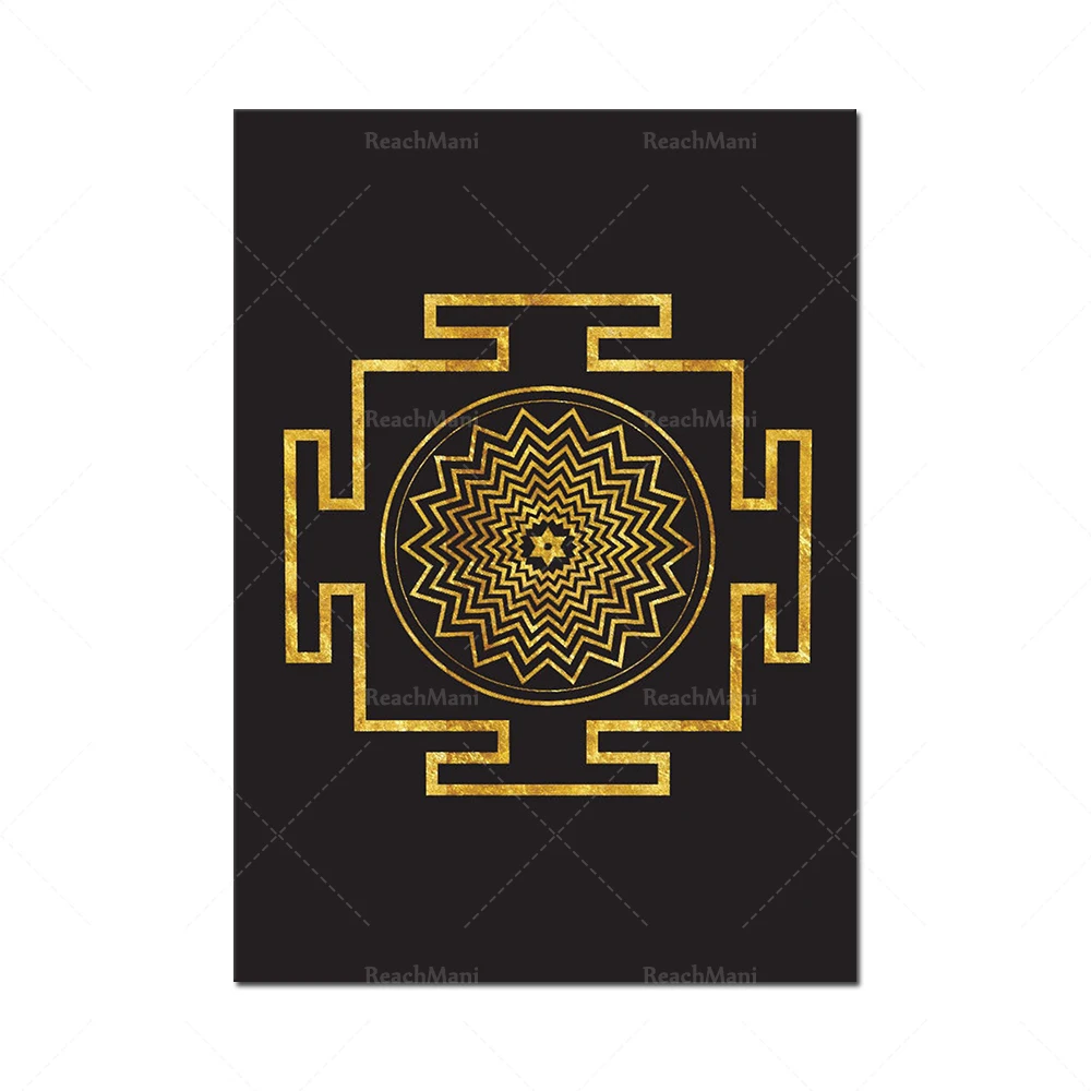 Shiva Yantra, wall painting beautifully printed Nordic posters and prints, wall art canvas paintings, home decoration, living ro