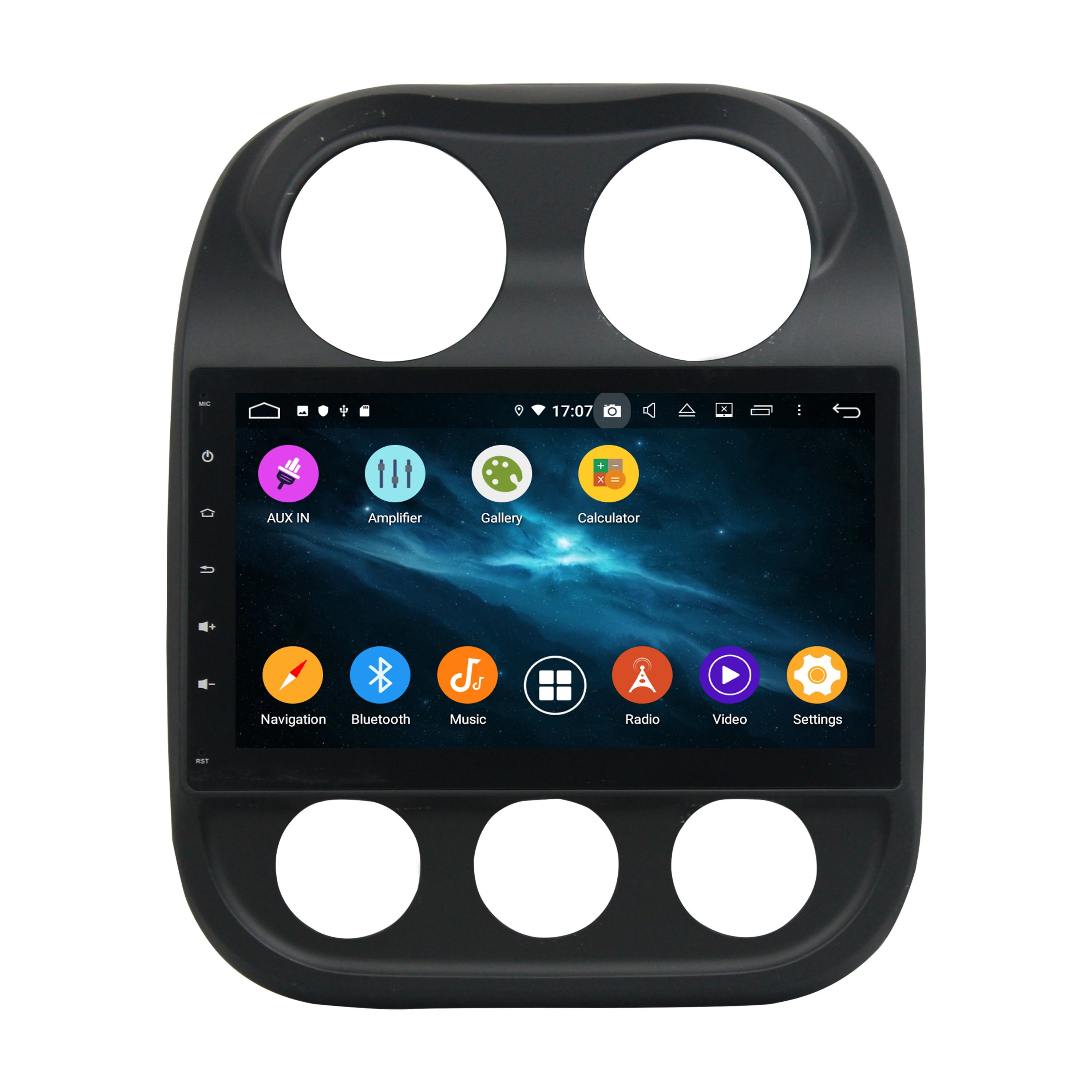 

10.1" Android 14 MT8667 Car Radio 8 Core 8+256G For JEEP Compass 2014-2015 Multimedia Player Stereo 1024*600 Audio DSP Carplay