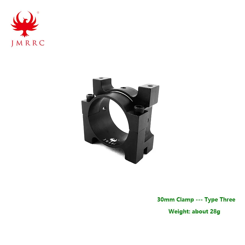 JMRRC 5pcs 30mm Clamp Carbon Fiber Pipe Aluminum Alloy OD30mm Tube Mount Seat Fixing Holder for Agricultural Spraying Drone