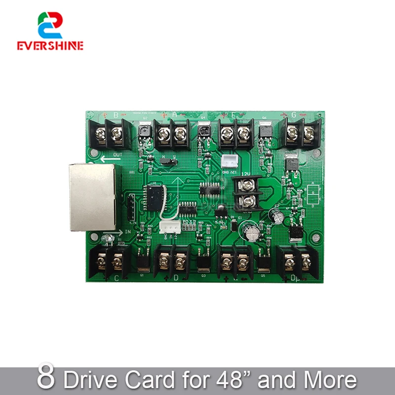 

1 Number Drive Control Card For 36 Inch To 72 Inch 7 Segment Digital Number Module LED Gas Station And Scoreboard Sign