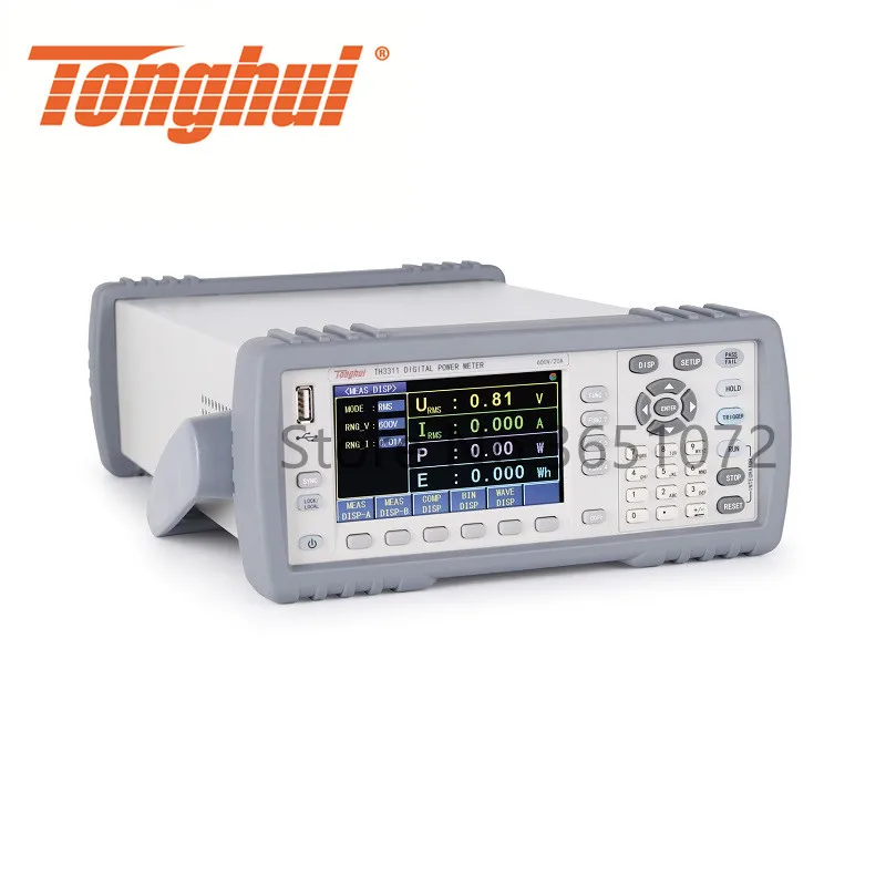 TH3312 パワーメータac/dc 5-600v 10mA-20A、 0.01 ワット-12kW電源テスト、oscillogram、高調波解析と高調波ヒストグラム