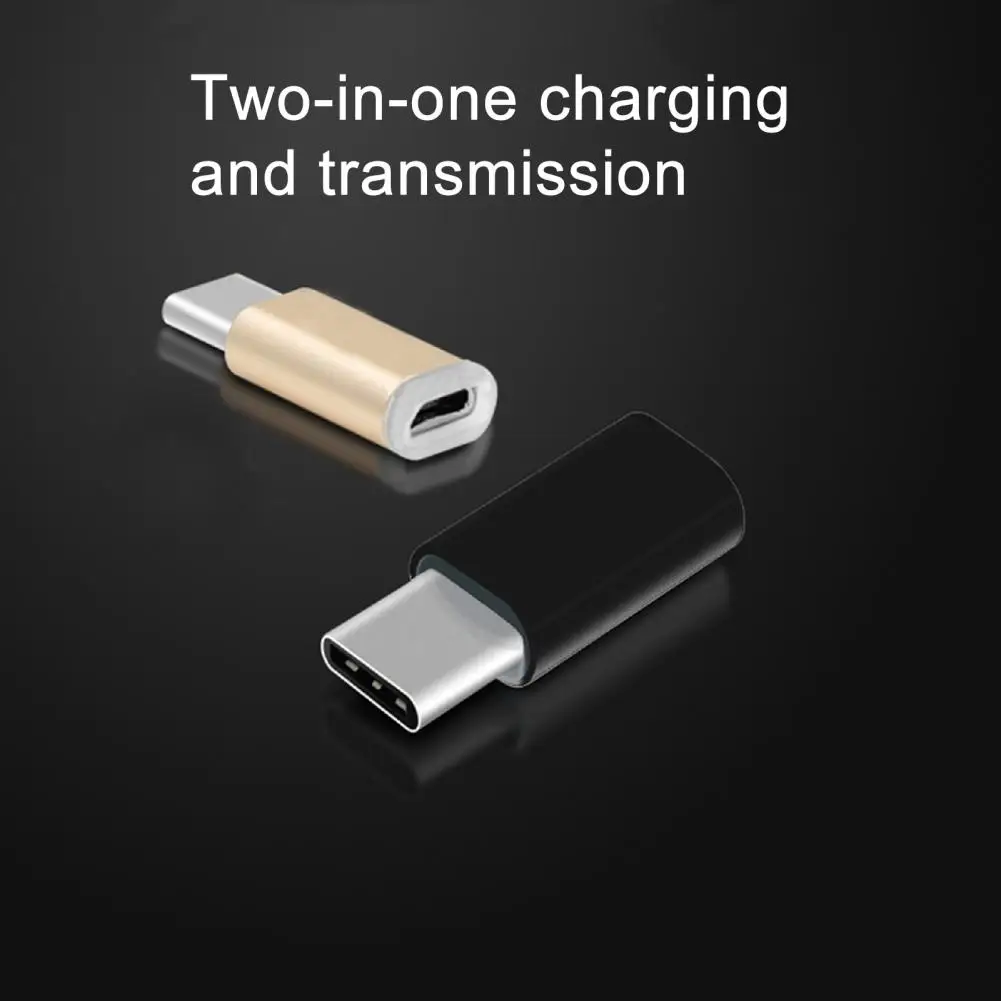 1PCS Mobile Charging Phone Adapter Micro USB To USB C Adapter Microusb Connector for Adapter USB Type C