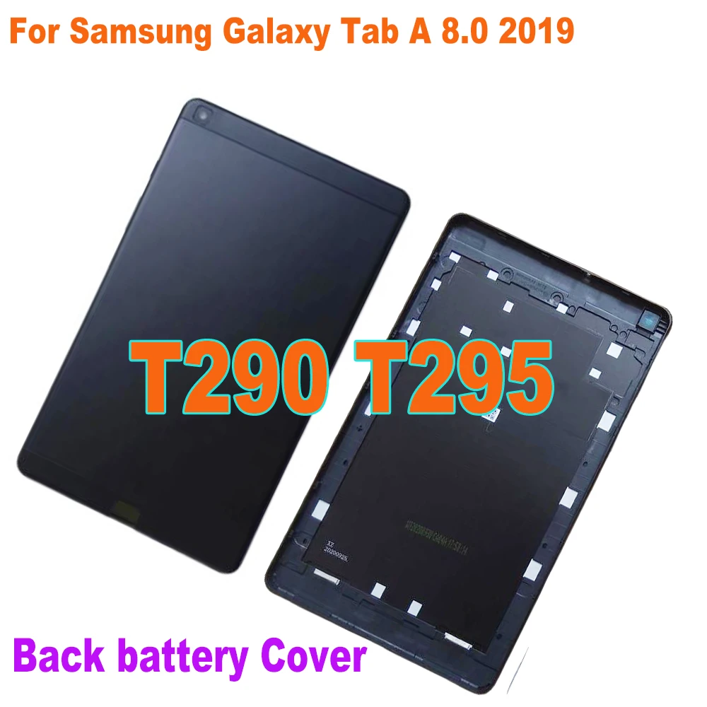 Panel de puerta trasera Original para Samsung Galaxy Tab A, 8,0, 2019, T290, T295, SM-T290, cubierta trasera de batería, carcasa de repuesto