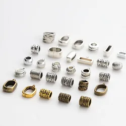 20PCS Antique Loose Beads Spacer Alloy Metal Beads Accessories Clips Clasps Connectors For Jewelry Making DIY Bracelet Necklace