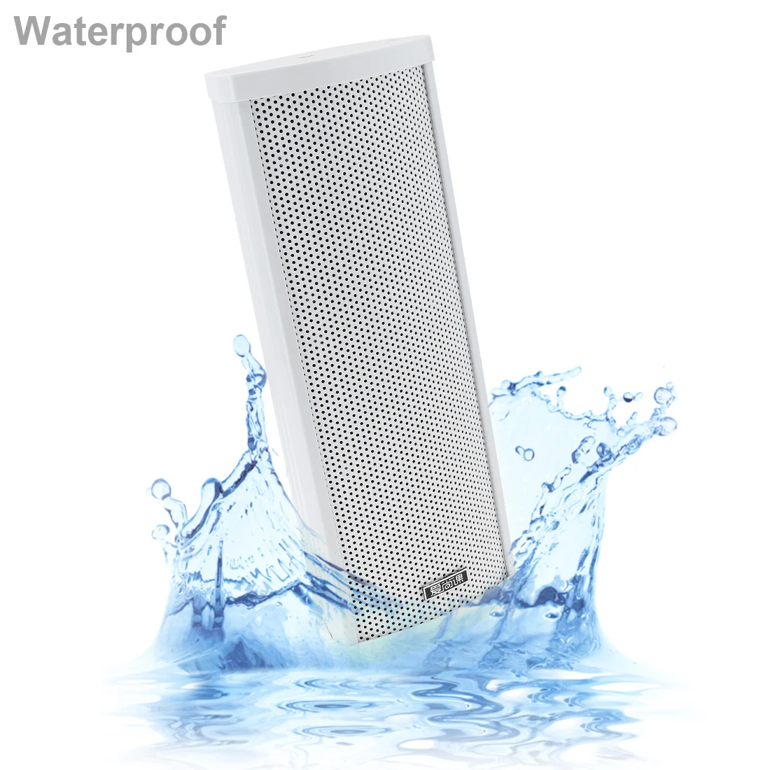 20W Mini Rectangular Outdoor Wall-mounted Waterproof Speaker Public Broadcast Speaker for Park School Shopping Mall Railway