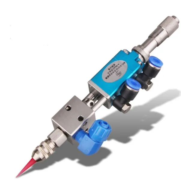 

Pneumatic glue distribution valve UV micrometer thimble type dispensing valve precision thimble UV