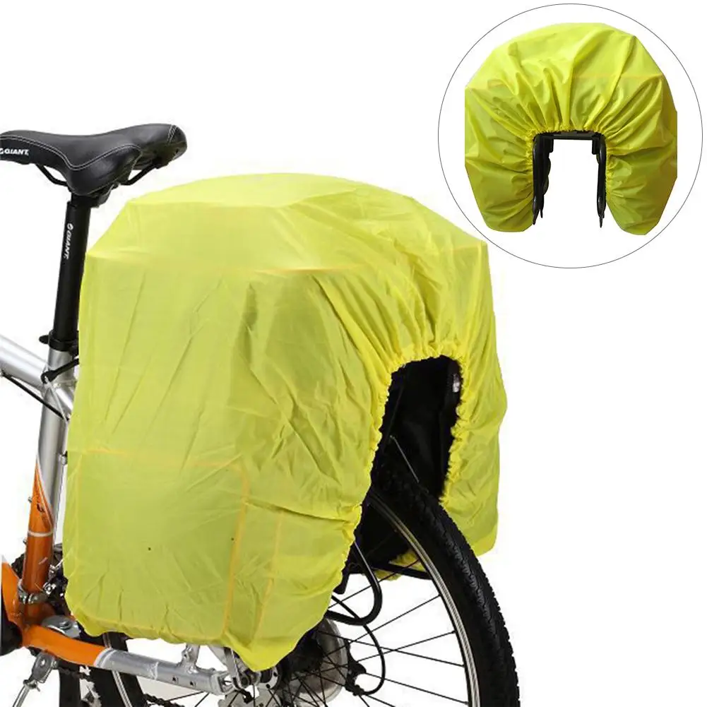 Rainproof Saddlebag Bicycle Bag Rain Cover Motorcycle Riding Rear Seat Bag Cycling Backpack Travel Bags Dustproof Cover For Bike