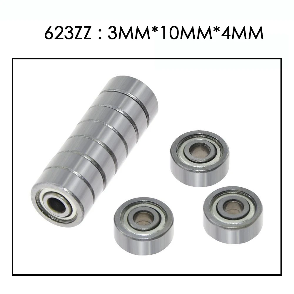 double shield miniature high carbon steel bearing 608zz 623zz 624zz 635zz 626zz 688zz 3D printer parts Bearing