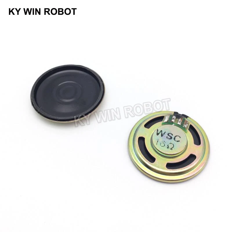 2pcs/lot New Ultra-thin speaker 16 ohms 0.5 watt 0.5W 16R speaker Diameter 30MM 3CM thickness 5MM