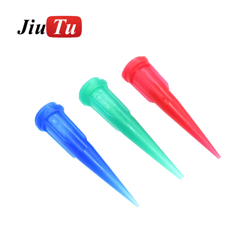 18 Gauge Plastic Tapered Dispensing Tips Adhesive Glue Dispensing Needle Liquid Glue Dispenser Tapered Blunt Tips Needles 100pcs