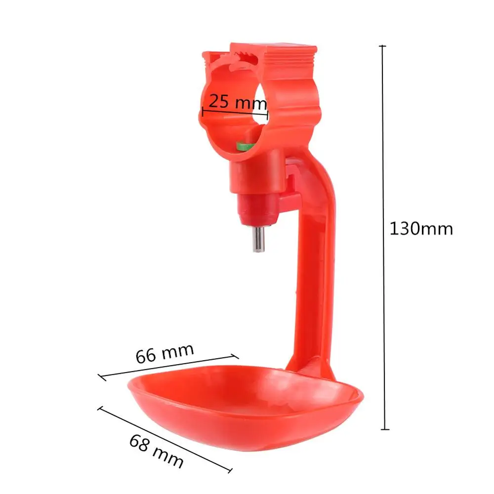 Hanging Waterer Drinking Cup Chicken Automatic Drinker Nipple 25mm Pipes Ball Nipple Poultry Feeding Waterer Poultry supplies