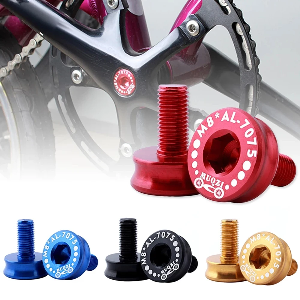 

2Pcs Waterproof Aluminum Alloy M8 Sealed Crankset Screw Bicycle Accessories Bottom Bracket Screw Square Hole Crank Screws