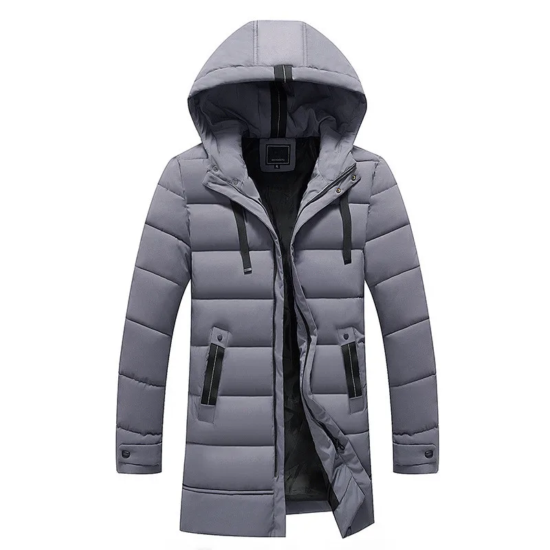 FAVOCENT Good Quality Men Jacket Super Warm Thick Mens Winter Parkas Long Coats with Hood for Leisure Men Parka Plus Size 5XL