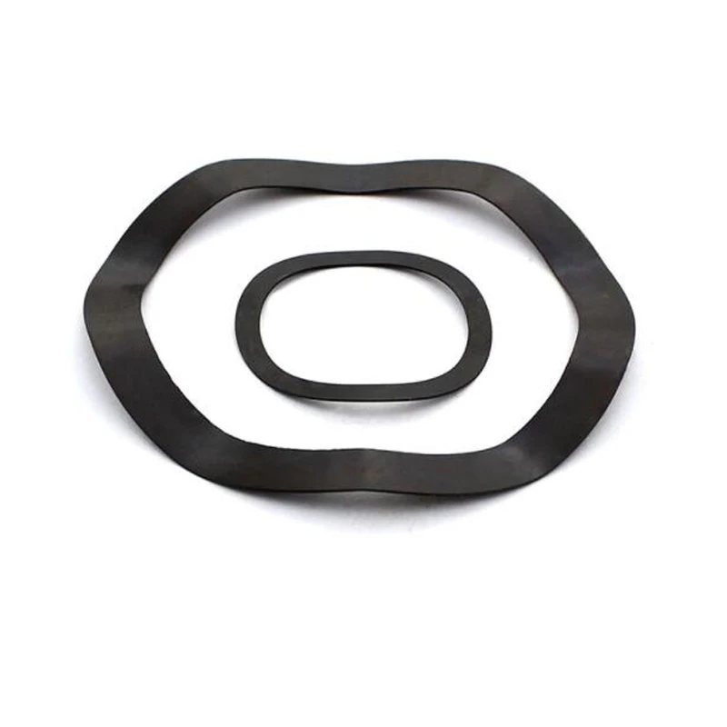 Wave Washer M3 M4 M5 M6 M8 M10 M12 -M118 Carbon Steel Black Zinc Plated Wave Type Gasket Spring Washers Elastic Washer