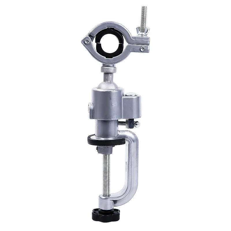 Multi-função de liga de alumínio de 360 graus universal torno de mesa rotativo furadeira elétrica e suporte de moedor elétrico torno de mesa