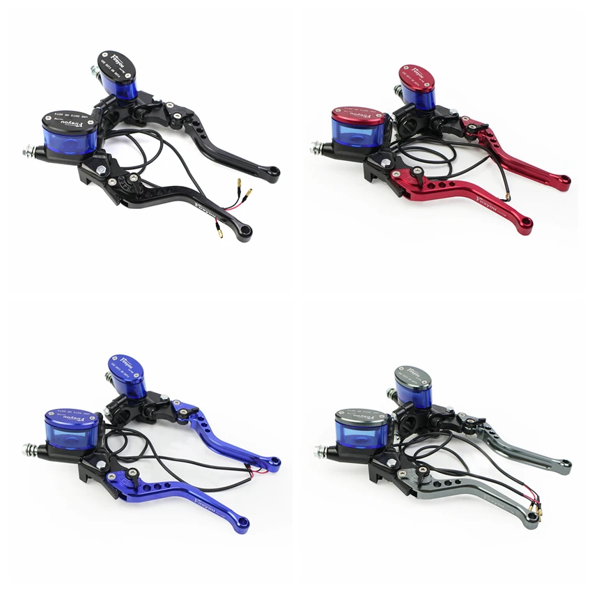 moto 50cc 100cc 125cc 150cc Motorcycle Brake Clutch Lever Master Cylinder Hydraulic 22mm 3/4\