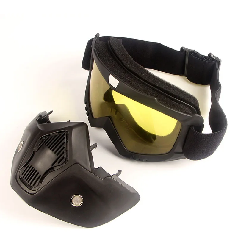 Masque de protection anti-buée et anti-poussière pour casque, lunettes de protection, écran facial, lunettes de sécurité, cyclisme, ski, moto, 50X