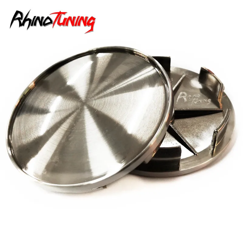 Rhino Tuning 4pcs Set 68mm 62mm XXR Car Wheels Center Hup Caps Laser Car Rim Caps Hub Brushed Emblem For XXR Wheel 557 531 530