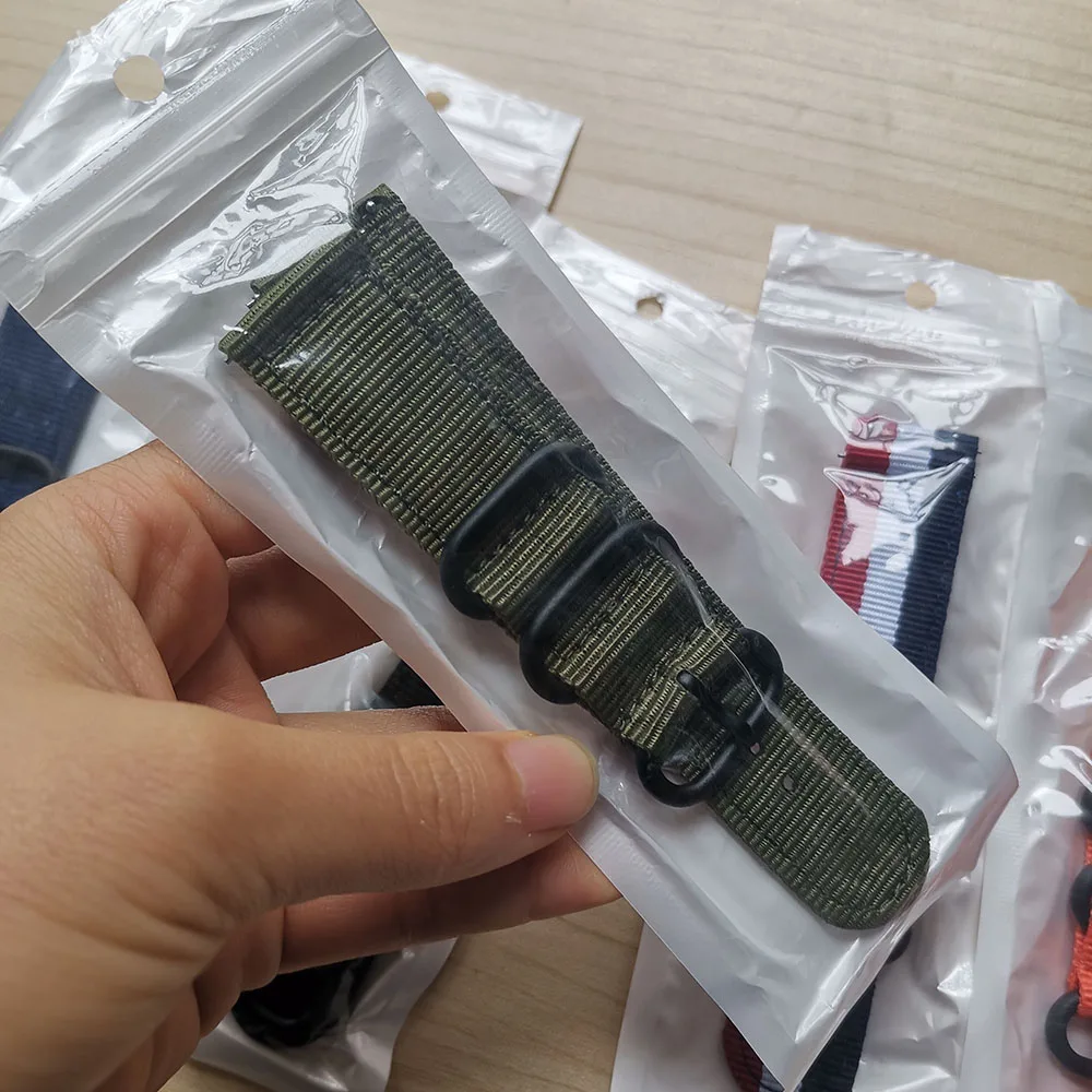 Pulseira de lona de nylon para xiaomi, correia de substituição para smartwatch huami amazfit bip/amazfit bip u pro, 20mm