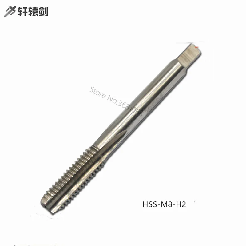 

10PCS M8 Metric Taps M8x1.25 M8x1 HSS H2 Machine Screw Tap Drill Bit Tapping Tool Thread Plug Tap Thread Tap Metalworking Tools